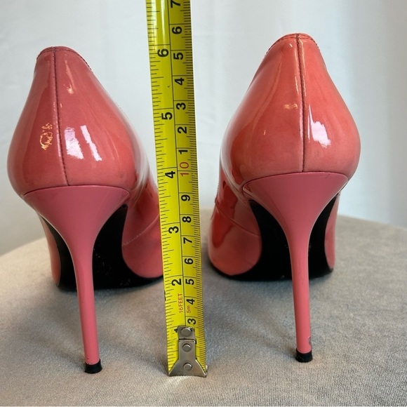 STUART Weitzman pink patent high heels Sz 6 - Picture 7 of 10